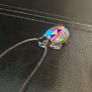 Turtle inlay pendant
